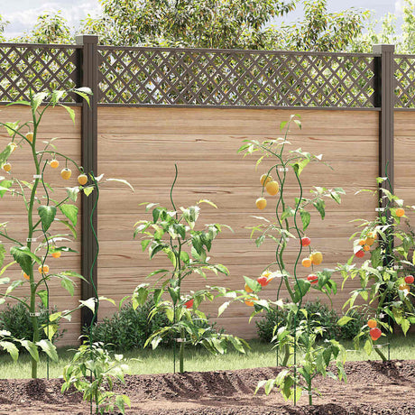 Vidaxl plantondersteuning 50 pcs groen 110 x 0.6 x 0.6 cm staal