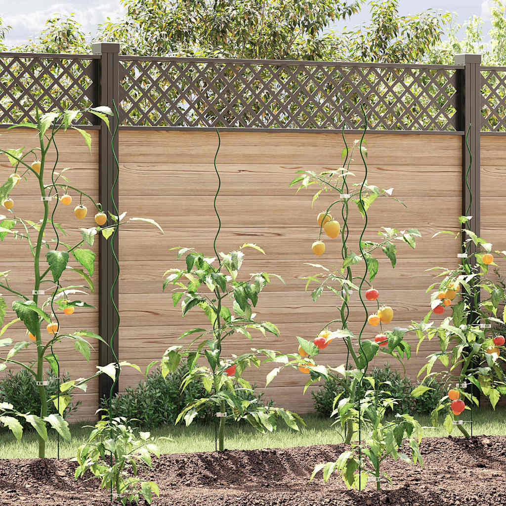 Vidaxl plantondersteuning 20 pcs groen 110 x 0.6 x 0.6 cm staal