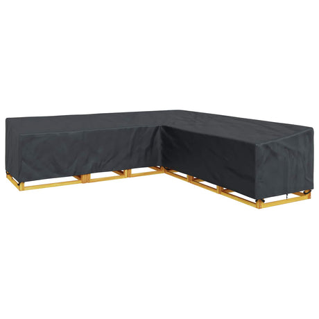 Vidaxl meubelhoes 325 x 325 x 80 cm 210d oxford stof l-vorm waterdicht