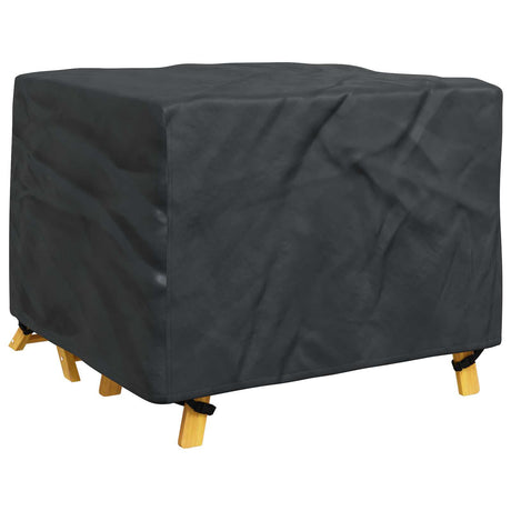 Vidaxl meubelhoes effen zwart 113 x 113 x 73 cm 210d