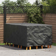 Vidaxl meubelhoes effen zwart 143 x 225 x 90 cm 600d