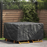 Vidaxl meubelhoes effen zwart 150 x 150 x 75 cm 210d