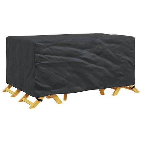 Vidaxl meubelhoes effen zwart 172 x 113 x 73 cm 600d
