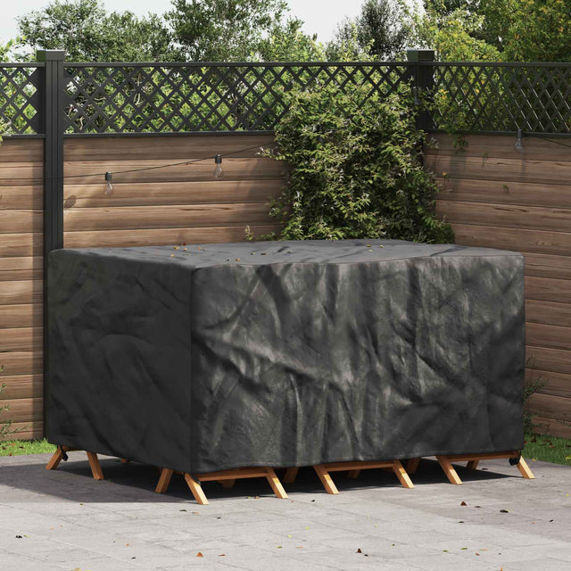 Vidaxl meubelhoes effen zwart 180 x 140 x 90 cm 420d