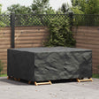 Vidaxl meubelhoes effen zwart 200 x 150 x 85 cm 210d