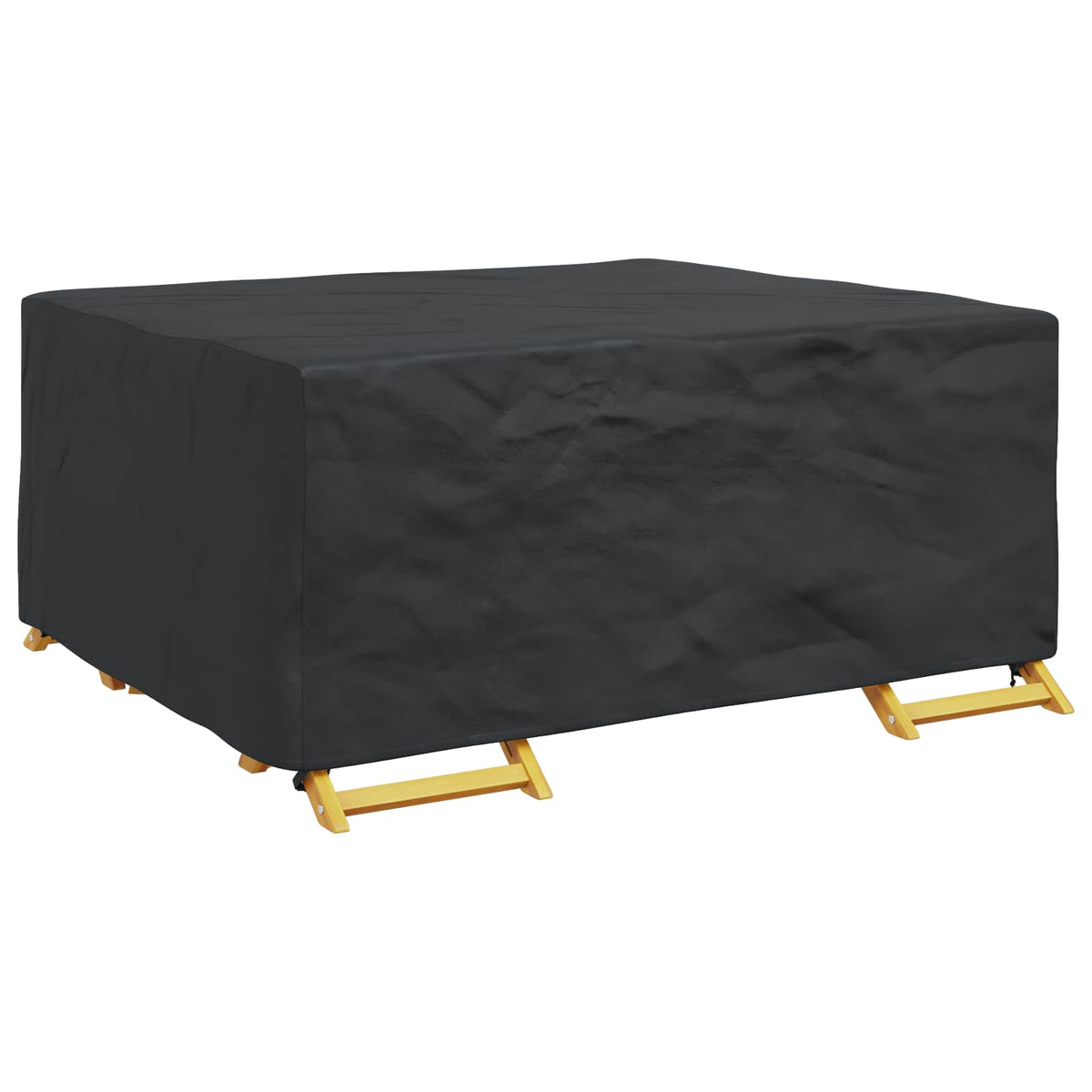 Vidaxl meubelhoes effen zwart 200 x 150 x 85 cm 210d