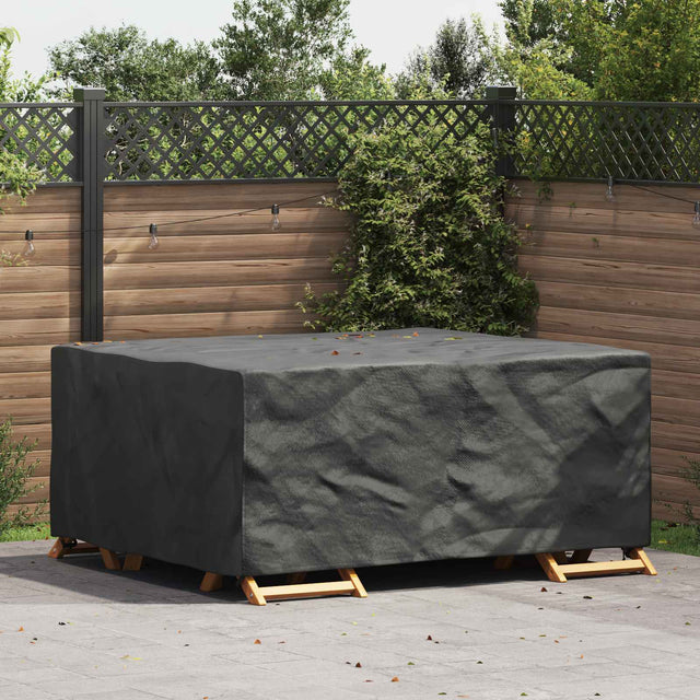 Vidaxl meubelhoes effen zwart 200 x 165 x 80 cm 420d