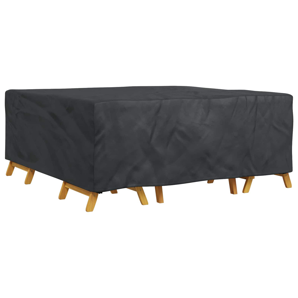 Vidaxl meubelhoes effen zwart 210 x 200 x 70 cm 600d