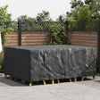 Vidaxl meubelhoes effen zwart 220 x 190 x 85 cm 420d