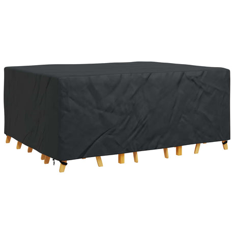 Vidaxl meubelhoes effen zwart 220 x 190 x 85 cm 420d