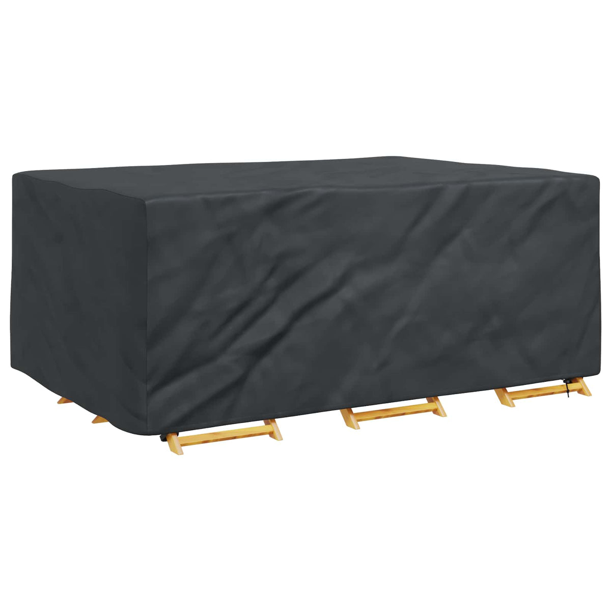 Vidaxl meubelhoes effen zwart 230 x 165 x 80 cm 210d