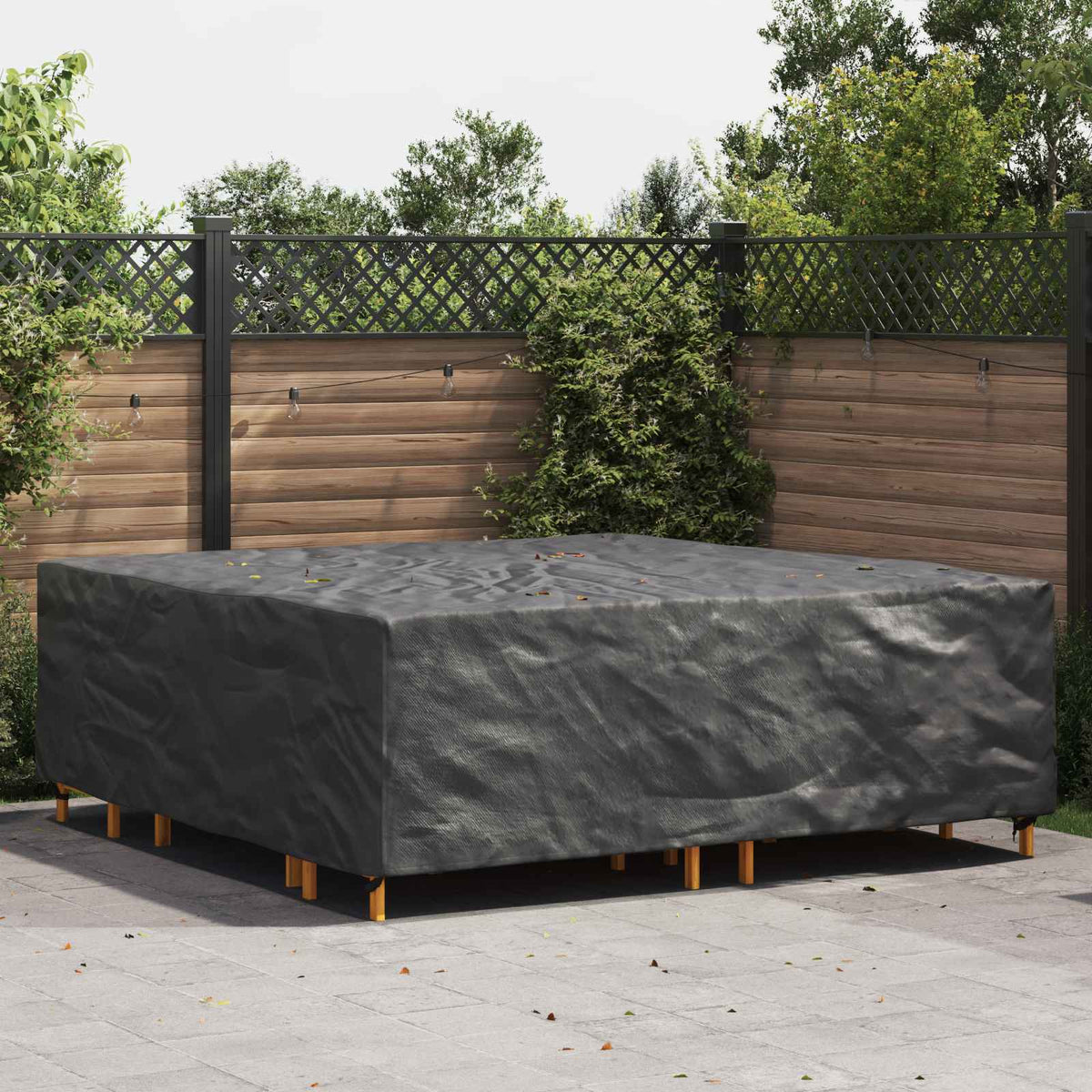 Vidaxl meubelhoes effen zwart 235 x 235 x 70 cm 600d