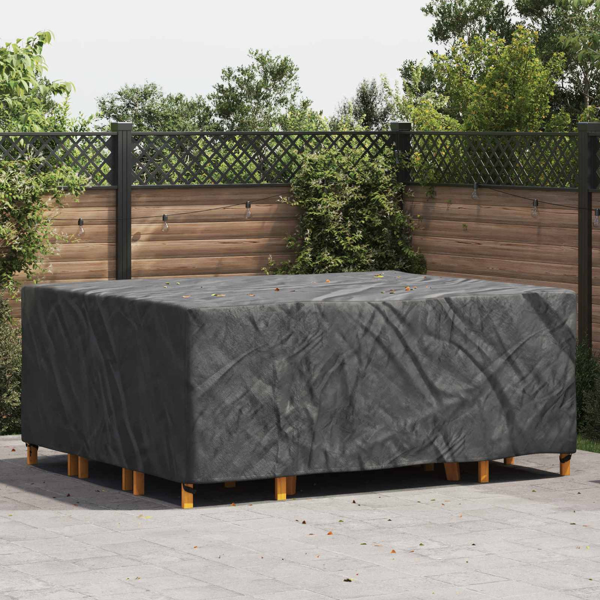 Vidaxl meubelhoes effen zwart 250 x 210 x 70 cm 210d