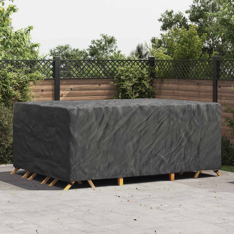 Vidaxl meubelhoes effen zwart 280 x 204 x 106 cm 210d
