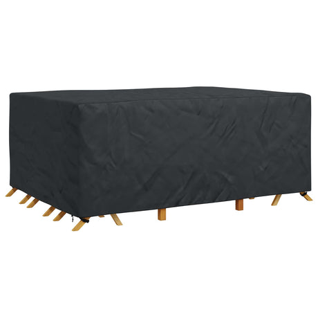 Vidaxl meubelhoes effen zwart 280 x 204 x 106 cm 600d