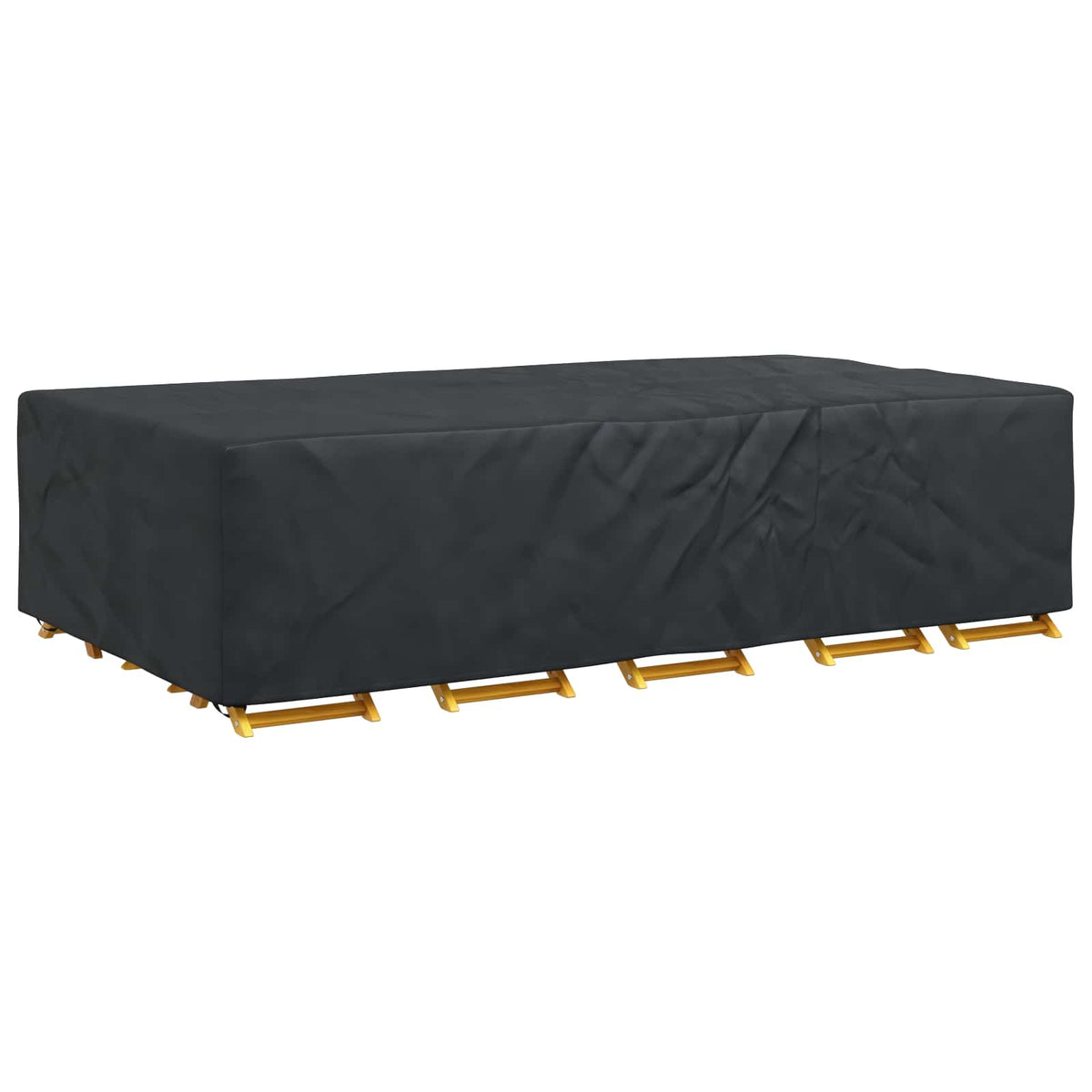 Vidaxl meubelhoes effen zwart 305 x 190 x 85 cm 600d