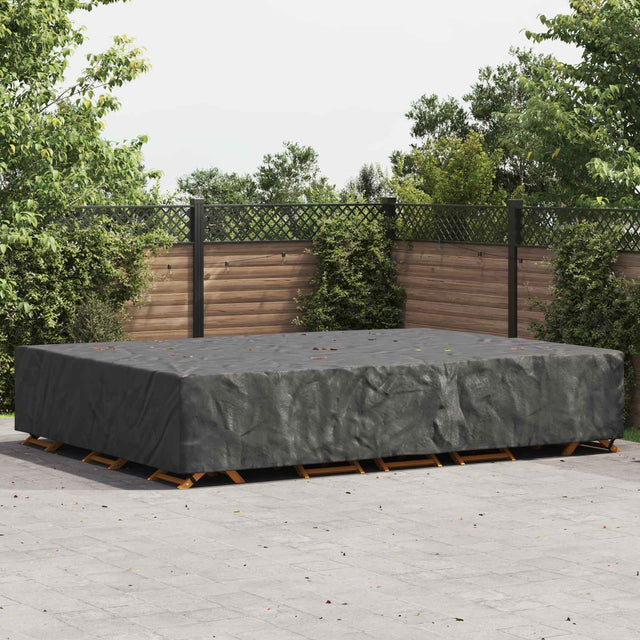 Vidaxl meubelhoes effen zwart 400 x 300 x 70 cm 210d