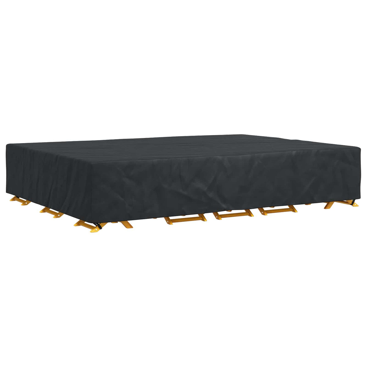 Vidaxl meubelhoes effen zwart 400 x 300 x 70 cm 210d