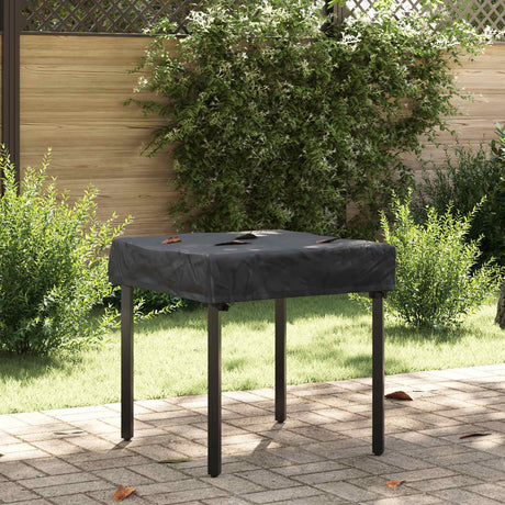 Vidaxl tafel dek 62 x 62 x 15 cm vierkant waterdicht zwart