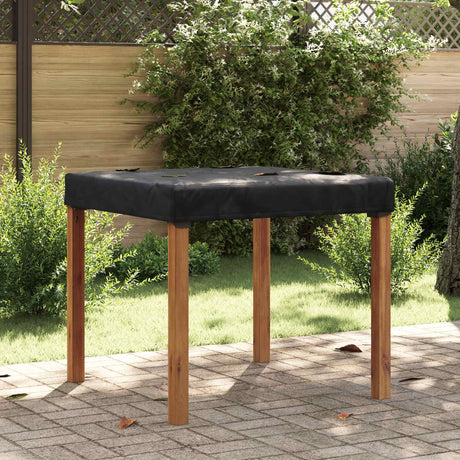 Vidaxl tafel dek 92 x 92 x 15 cm vierkant waterdicht zwart