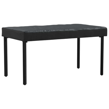 Vidaxl tafel dek 142 x 82 x 15 cm stof rechthoekig waterdicht zwart