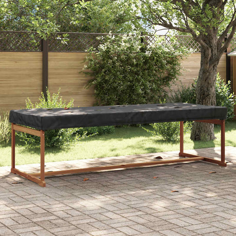 Vidaxl tafel dek 262 x 102 x 15 cm stof rechthoekig waterdicht zwart