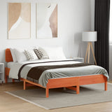 Vidaxl bedframe zonder matras massief grenenhout wasbruin 120x200 cm