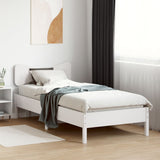 Vidaxl bedframe zonder matras massief grenenhout wit 90x190 cm
