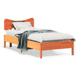 Vidaxl bedframe zonder matras massief grenenhout wasbruin 75x190 cm
