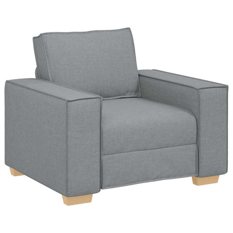 Vidaxl sofa stoel lichtgrijs 100x78x84 cm stof