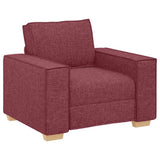 Vidaxl sofa stoel wijnrood 100x78x84 cm stof