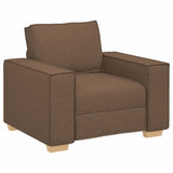 Vidaxl sofa stoel bruin 100x78x84 cm stof