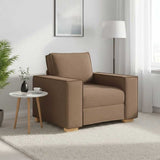Vidaxl sofa stoel bruin 100x78x84 cm stof