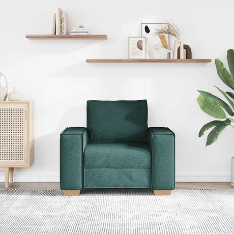 Vidaxl sofa stoel donkergroen 100x78x84 cm stof