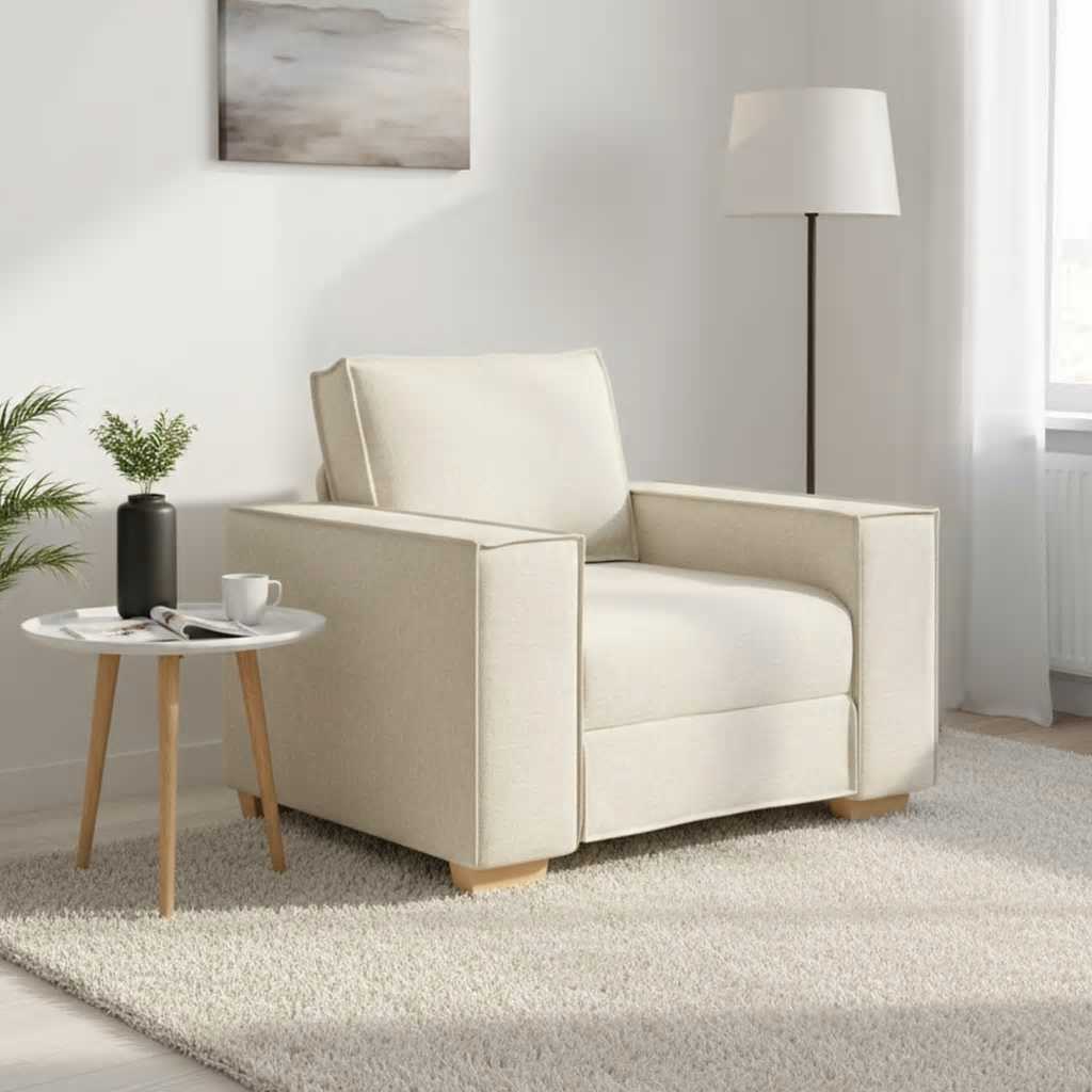 Vidaxl sofa stoel linnen 100x78x84 cm