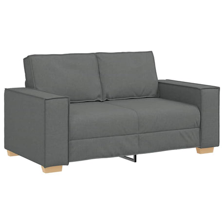 Vidaxl 2-zitsbank donkergrijs 160x78x84 cm stof