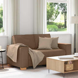 Vidaxl 2-zitsbank bruin 160x78x84 cm stof