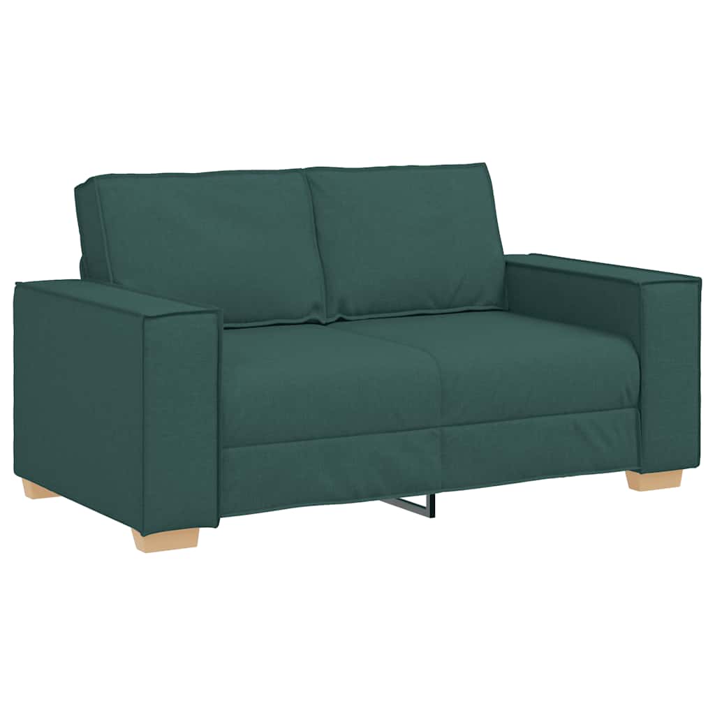 Vidaxl 2-zitsbank donkergroen 160x78x84 cm stof