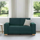 Vidaxl 2-zitsbank donkergroen 160x78x84 cm stof
