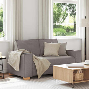 Vidaxl 2-zitsbank taupe 160x78x84 cm stof