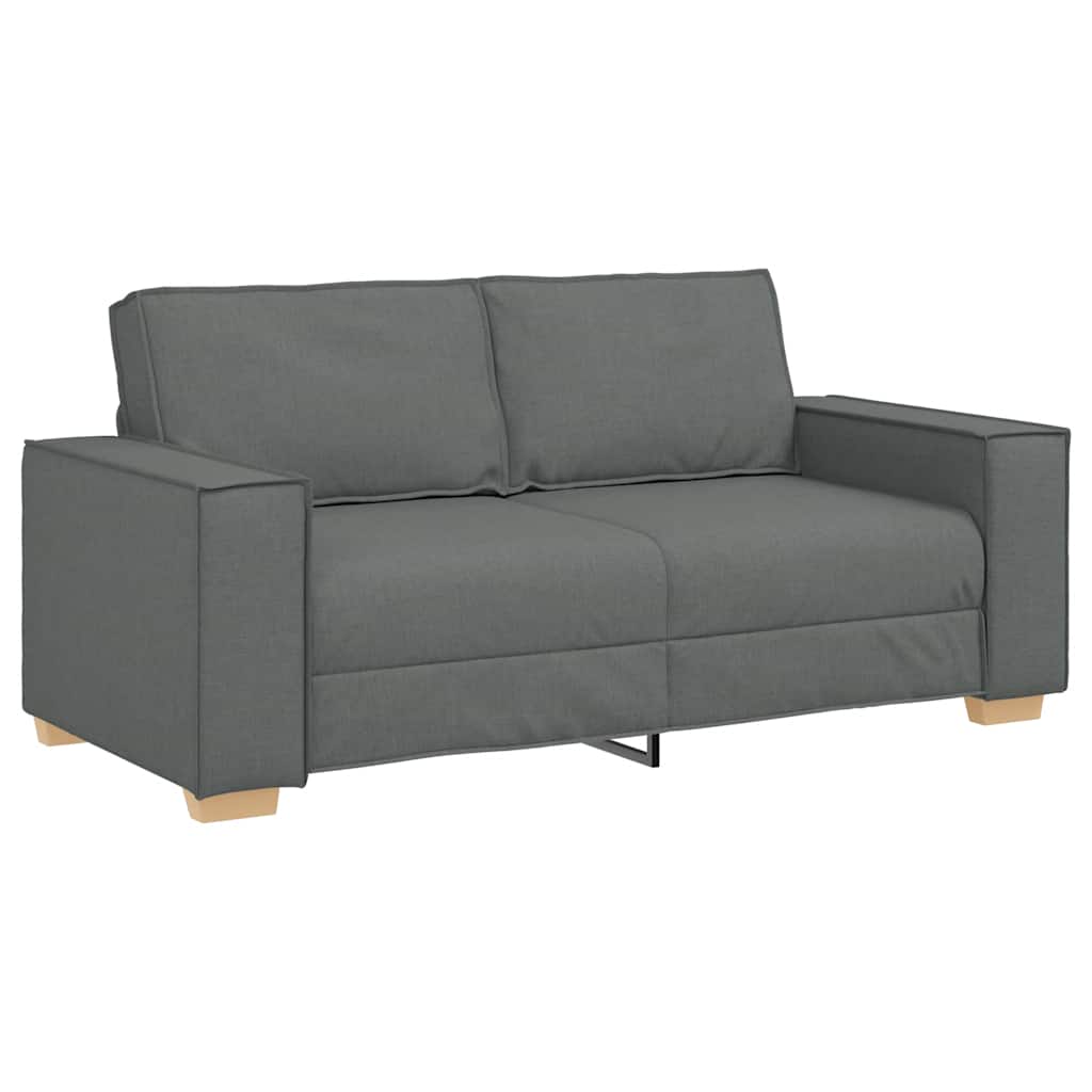 Vidaxl 2-zitsbank donkergrijs 180x78x84 cm stof