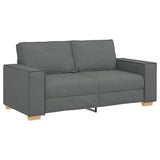 Vidaxl 2-zitsbank donkergrijs 180x78x84 cm stof