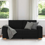 Vidaxl 2-zitsbank zwart 180x78x84 cm stof