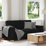Vidaxl 2-zitsbank zwart 180x78x84 cm stof