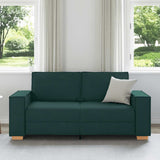 Vidaxl 2-zitsbank donkergroen 180x78x84 cm stof