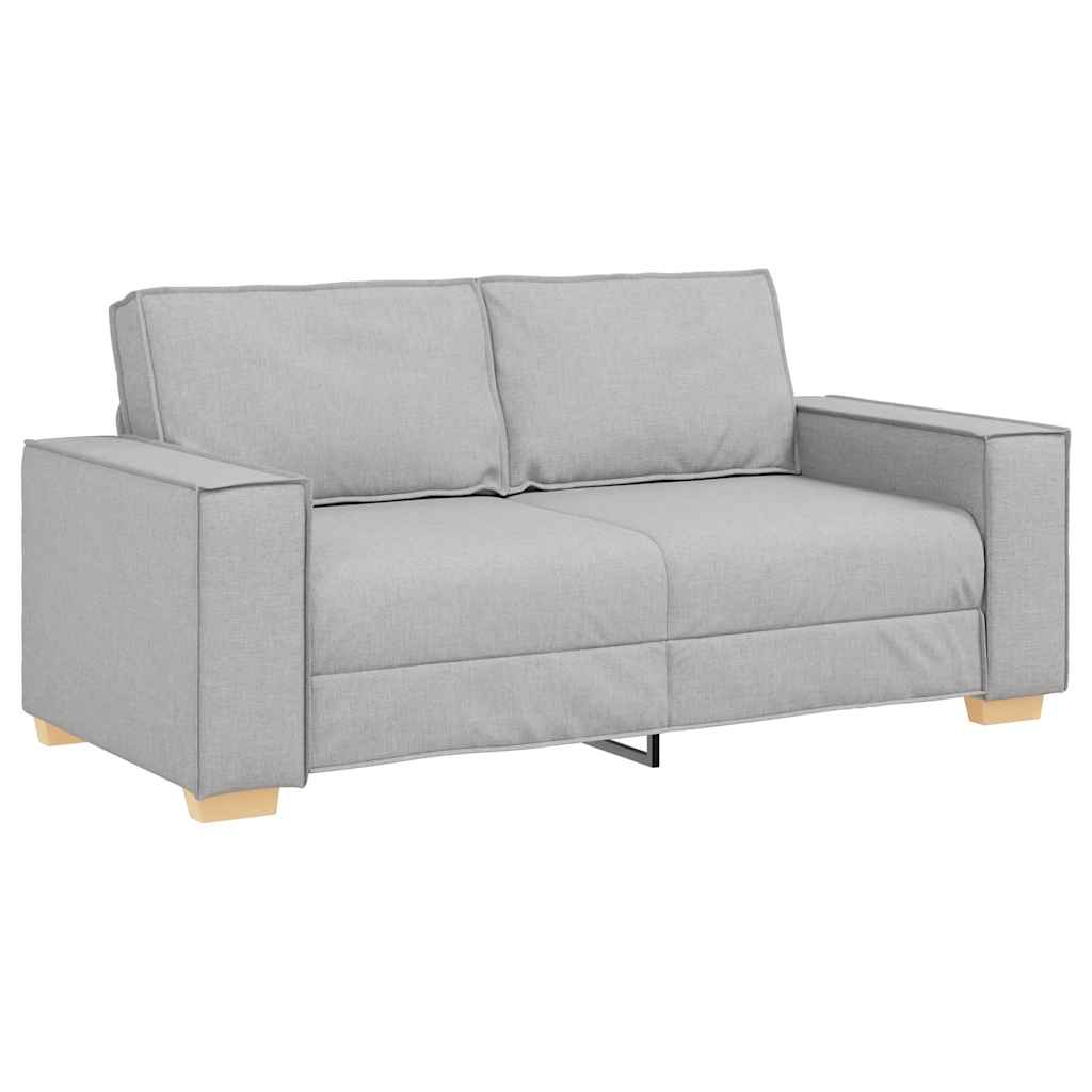 Vidaxl 2-zitsbank wolk grijs 180x78x84 cm stof