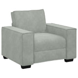 Vidaxl fauteuil 100x78x84 cm fluweel lichtgrijs