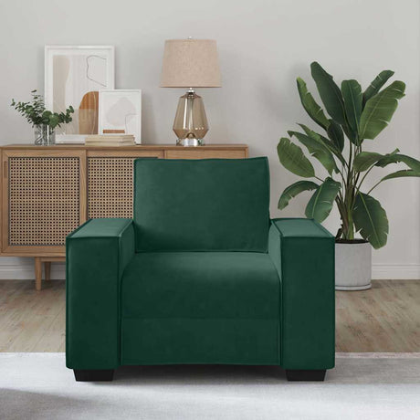 Vidaxl sofastoel donkergroen 100x78x84 cm fluweel