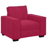 Vidaxl sofastoel wijnrood 100x78x84 cm fluweel