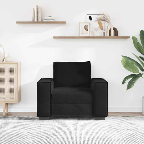 Vidaxl fauteuil 100x78x84 cm fluweel zwart